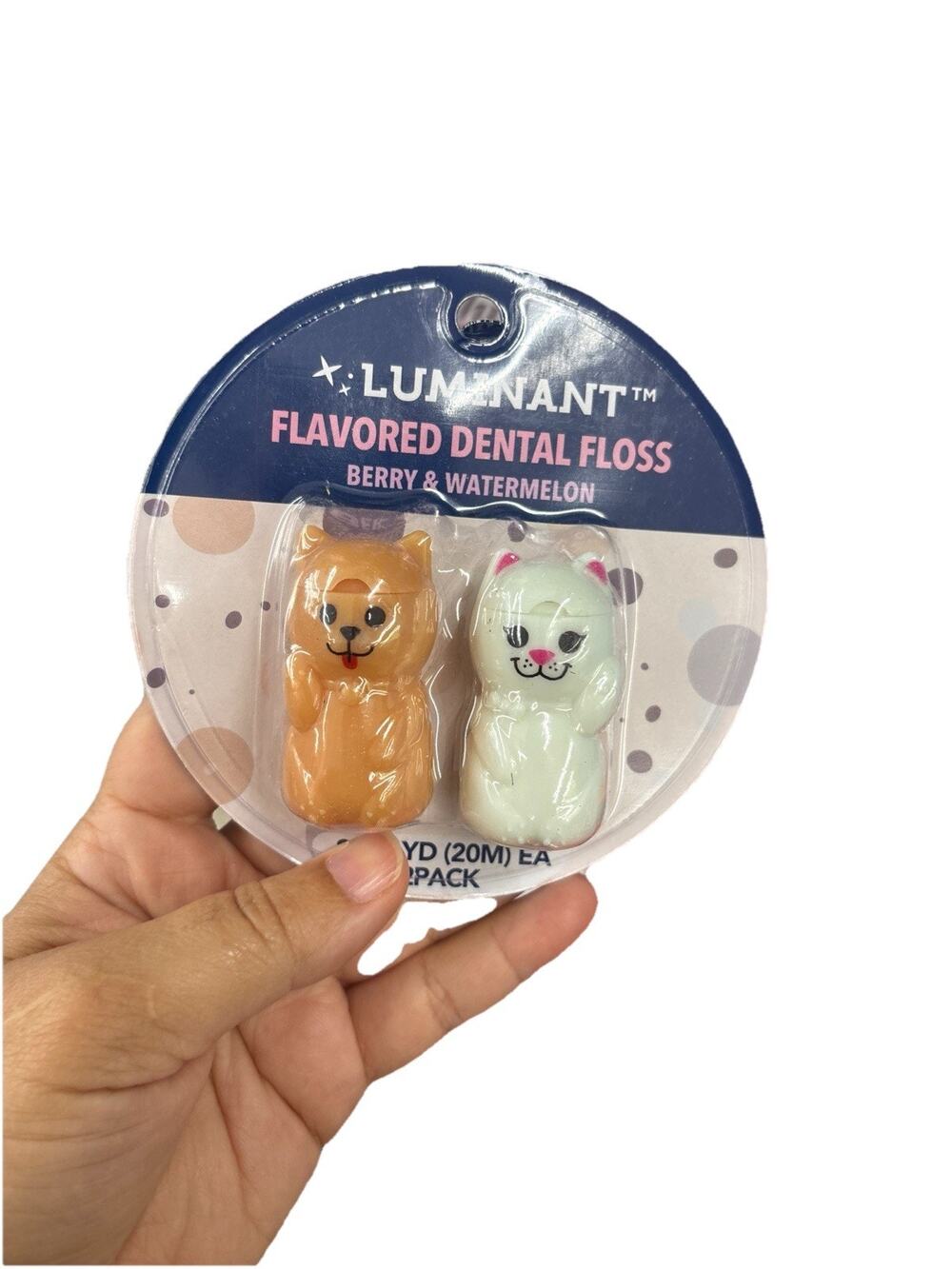 Luminant Flavored Dental Floss Berry & Watermelon 2 Pack Unisex Adults